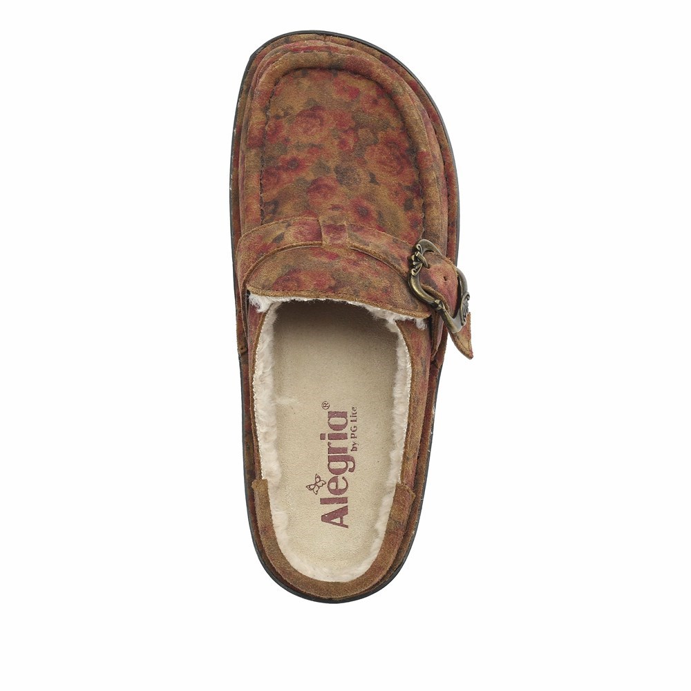 Brown Alegria Brigid Cognac Women's Slip On Shoes | 201CJTZXV