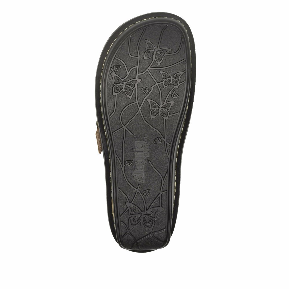 Brown Alegria Brigid Freedom Rock Women's Slip On Shoes | 706RLMQSY