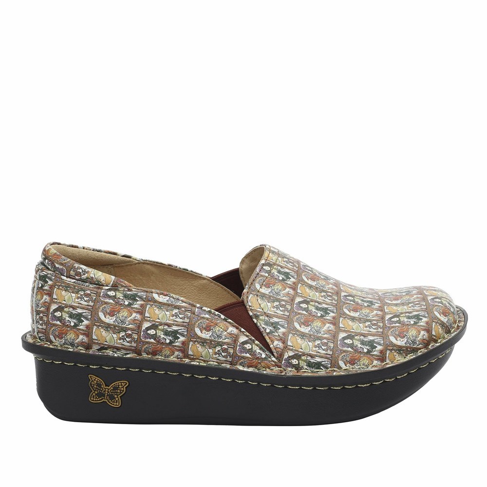 Brown Alegria Debra Love You Mucha Women's Slip On Shoes | 471EXTFRU