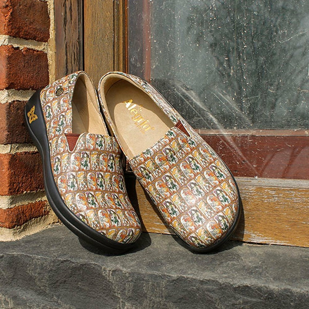 Brown Alegria Keli Love You Mucha Professional Women's Slip On Shoes | 714RNEHSY