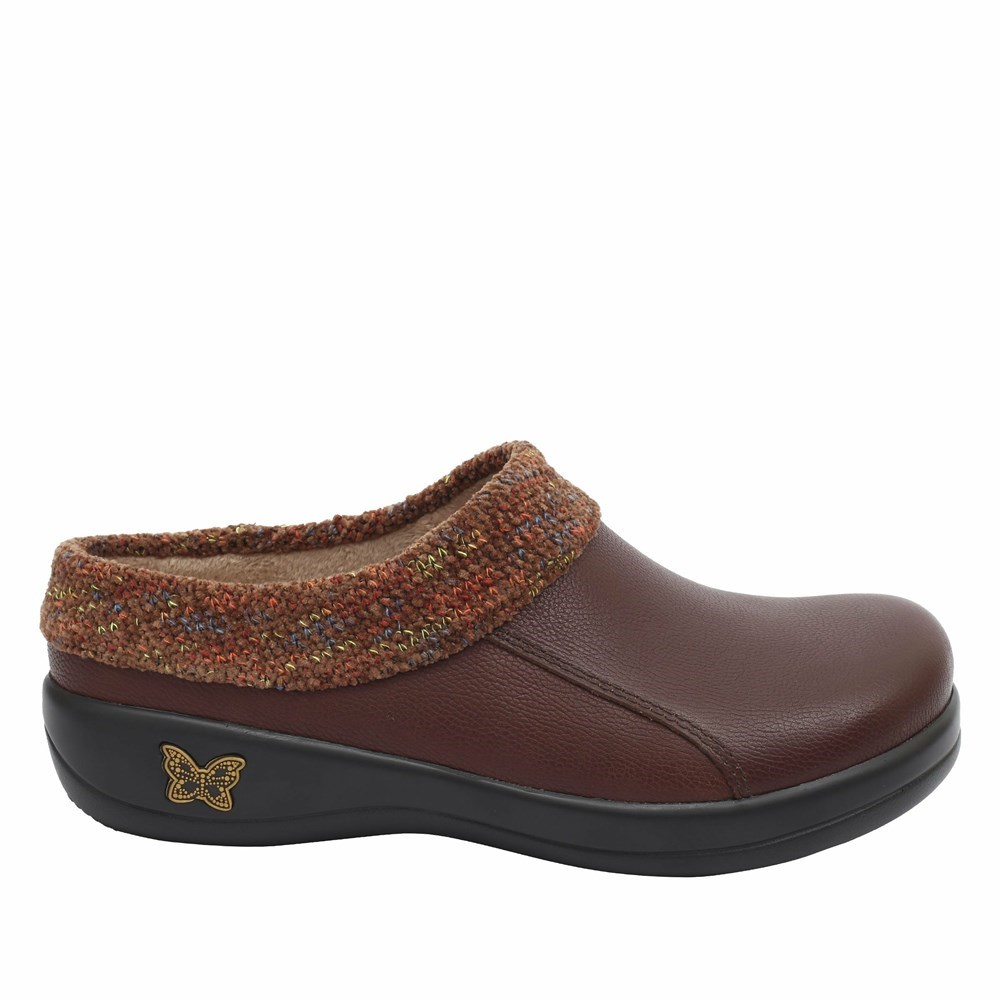 Brown Alegria Kyah Women's Clogs & Nursing Shoes | 364AEPXCR