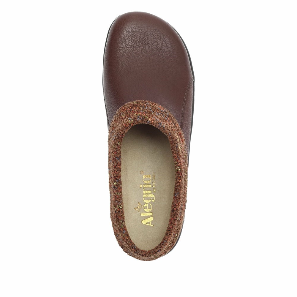 Brown Alegria Kyah Women's Clogs & Nursing Shoes | 364AEPXCR