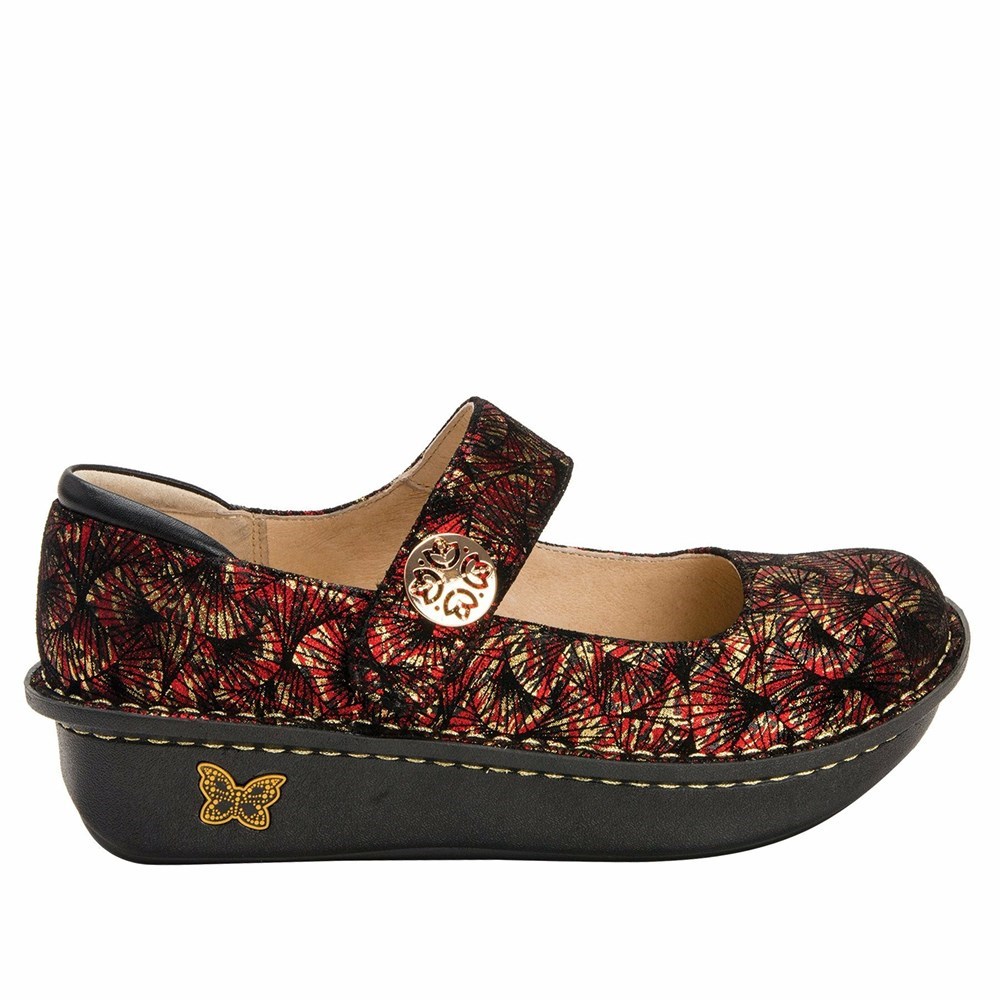 Brown Alegria Paloma Drama Women's Mary Jane Shoes | 287ATBUNQ