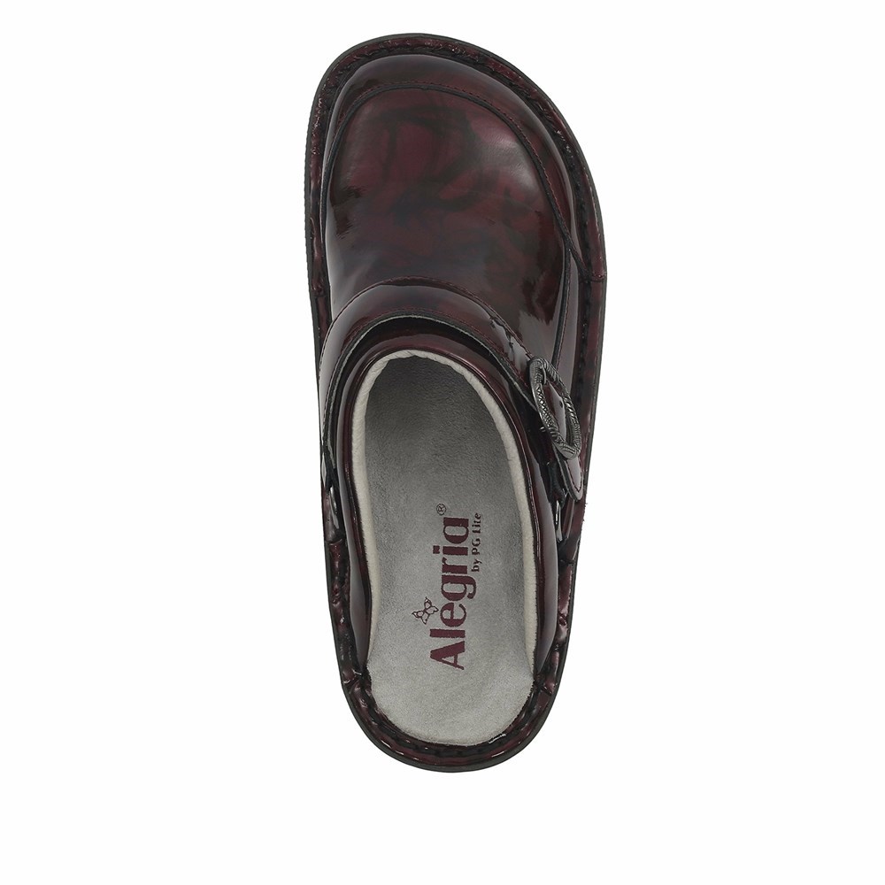 Brown Alegria Seville Garnet Mantle Women's Clogs & Nursing Shoes | 139QNUAIW