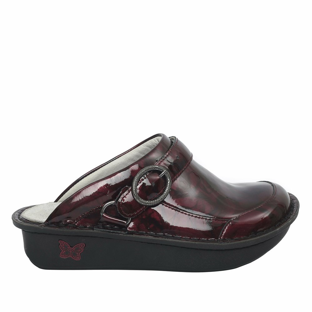 Brown Alegria Seville Garnet Mantle Women's Slip On Shoes | 623LGNQZF