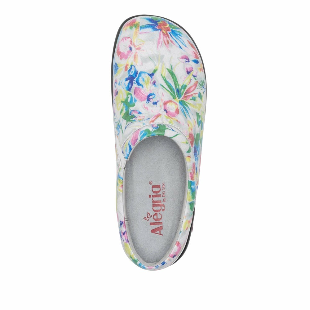 Flowers Alegria Kayla Mai Thai Professional Women's Clogs & Nursing Shoes | 416DLCXPE