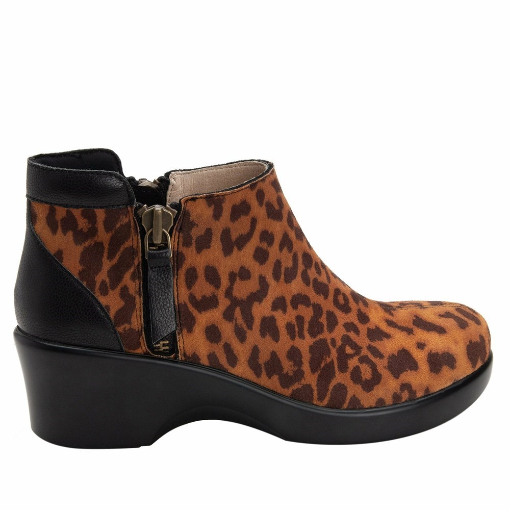 Leopard Print Alegria Sloan Leopard Women's Boots | 518SHBFCN