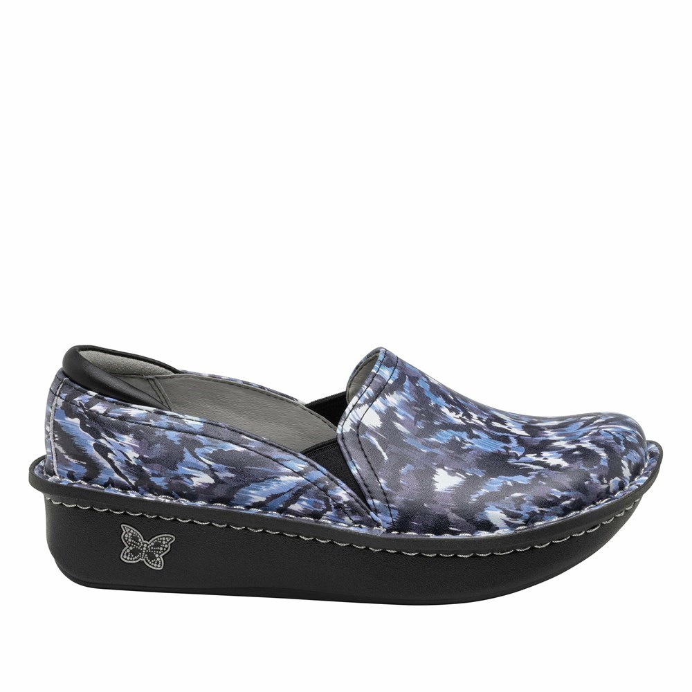 Navy Alegria Debra Feral Women's Slip On Shoes | 846CIYXPE