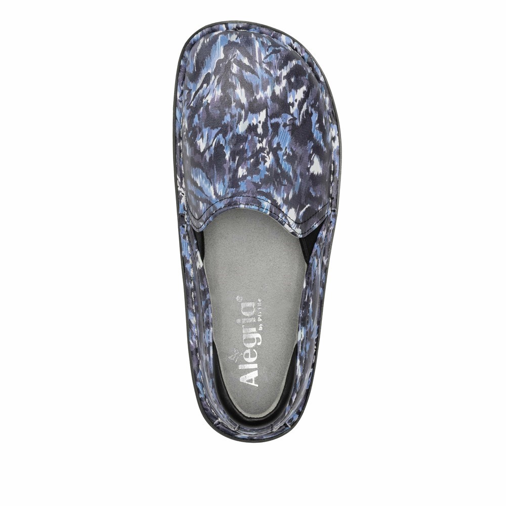 Navy Alegria Debra Feral Women's Slip On Shoes | 846CIYXPE