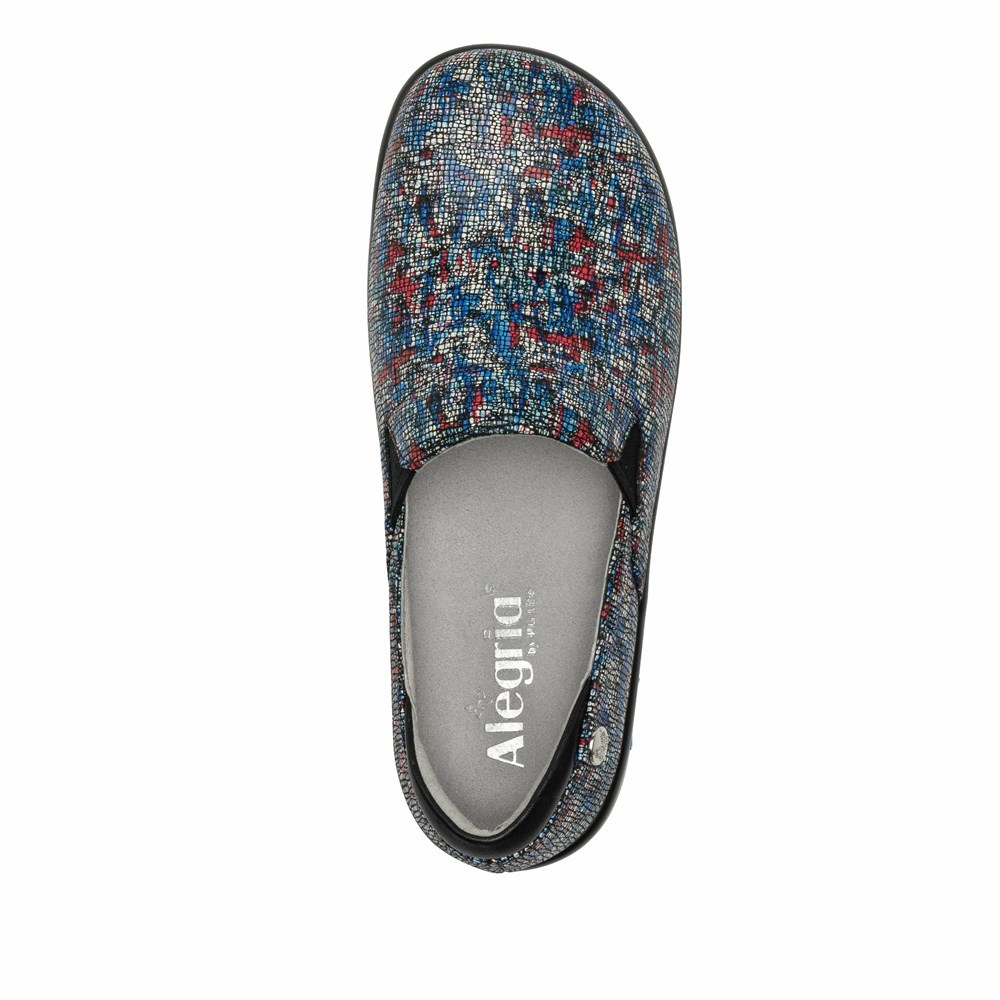 Navy Alegria Keli The Whole Shebang Professional Women's Slip On Shoes | 375ATDVCE