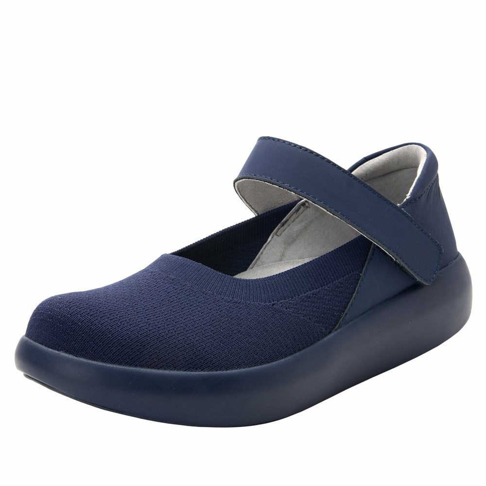 Navy Alegria Olivia Navy Women\'s Mary Jane Shoes | 718HRFXZC