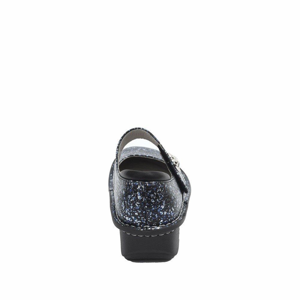 Navy Alegria Paloma Racer Women's Mary Jane Shoes | 047ADWHVX