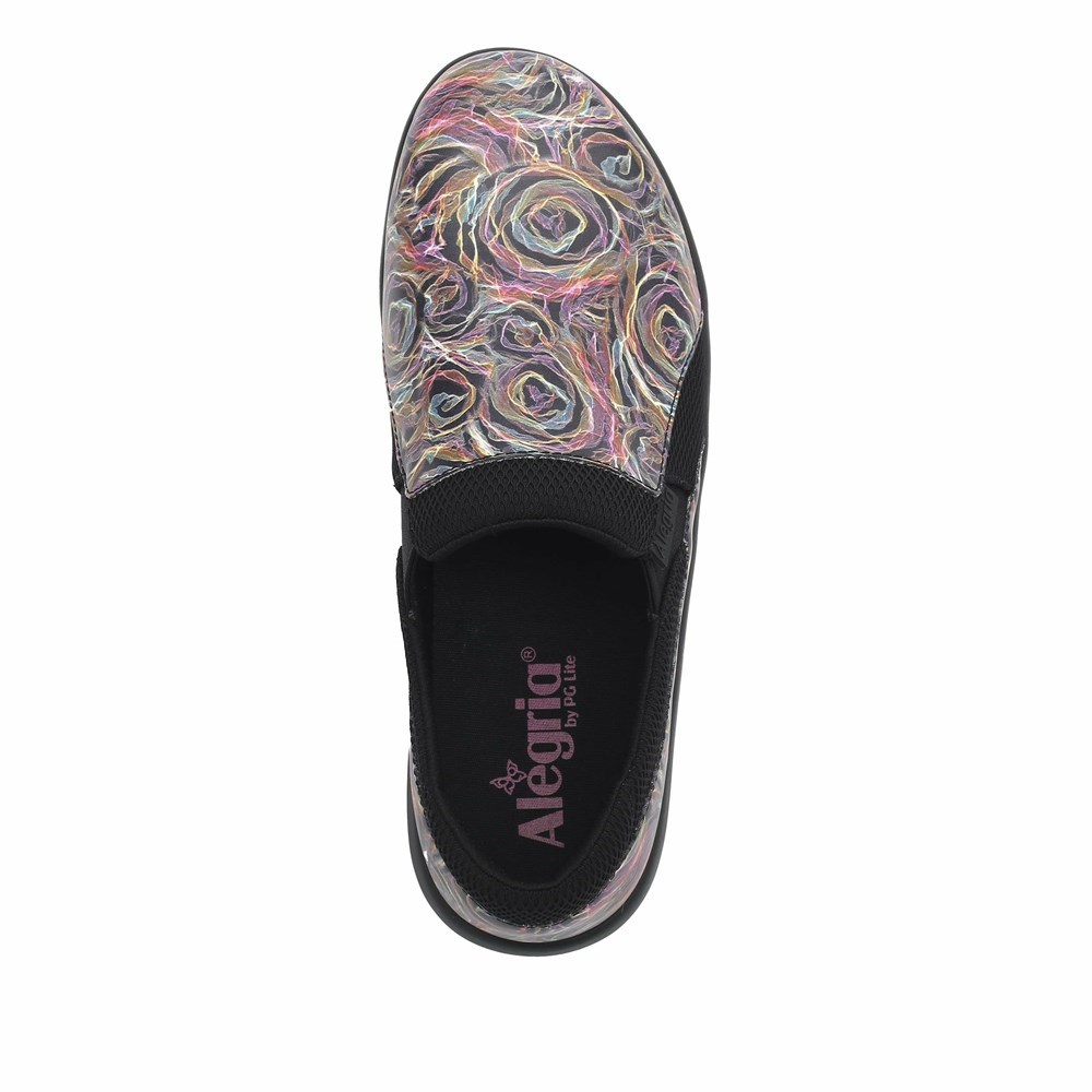 Purple Alegria Duette Currently Women's Slip On Shoes | 510VZDWXQ