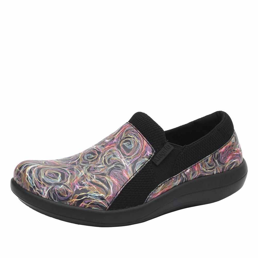 Purple Alegria Duette Currently Women\'s Slip On Shoes | 510VZDWXQ