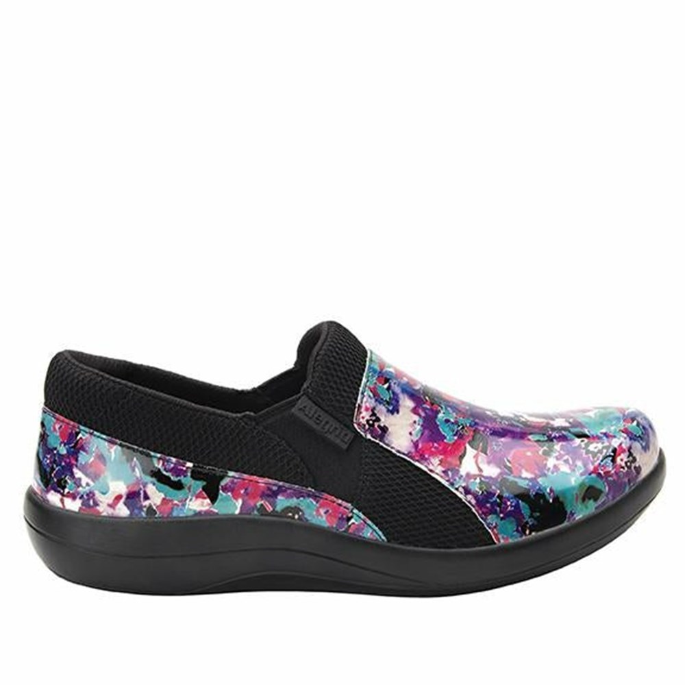 Purple Alegria Duette Multi Composite Women's Slip On Shoes | 149RDFICA