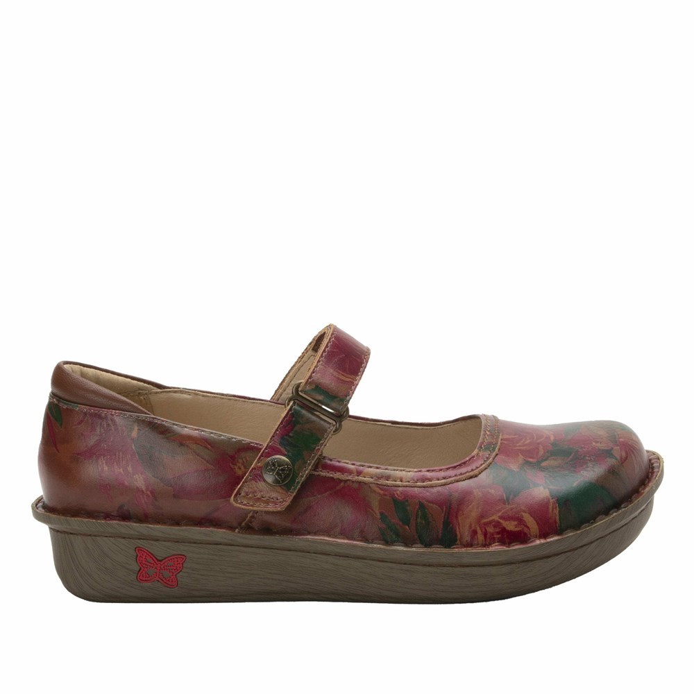 Red Alegria Belle Southwestern Romance Women's Mary Jane Shoes | 625QDCMRE