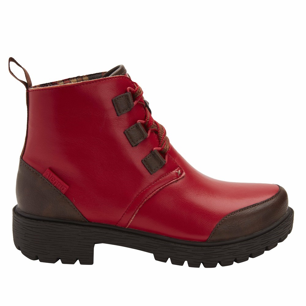 Red Alegria Cheri Ketchup Women's Boots | 076OYGXSR