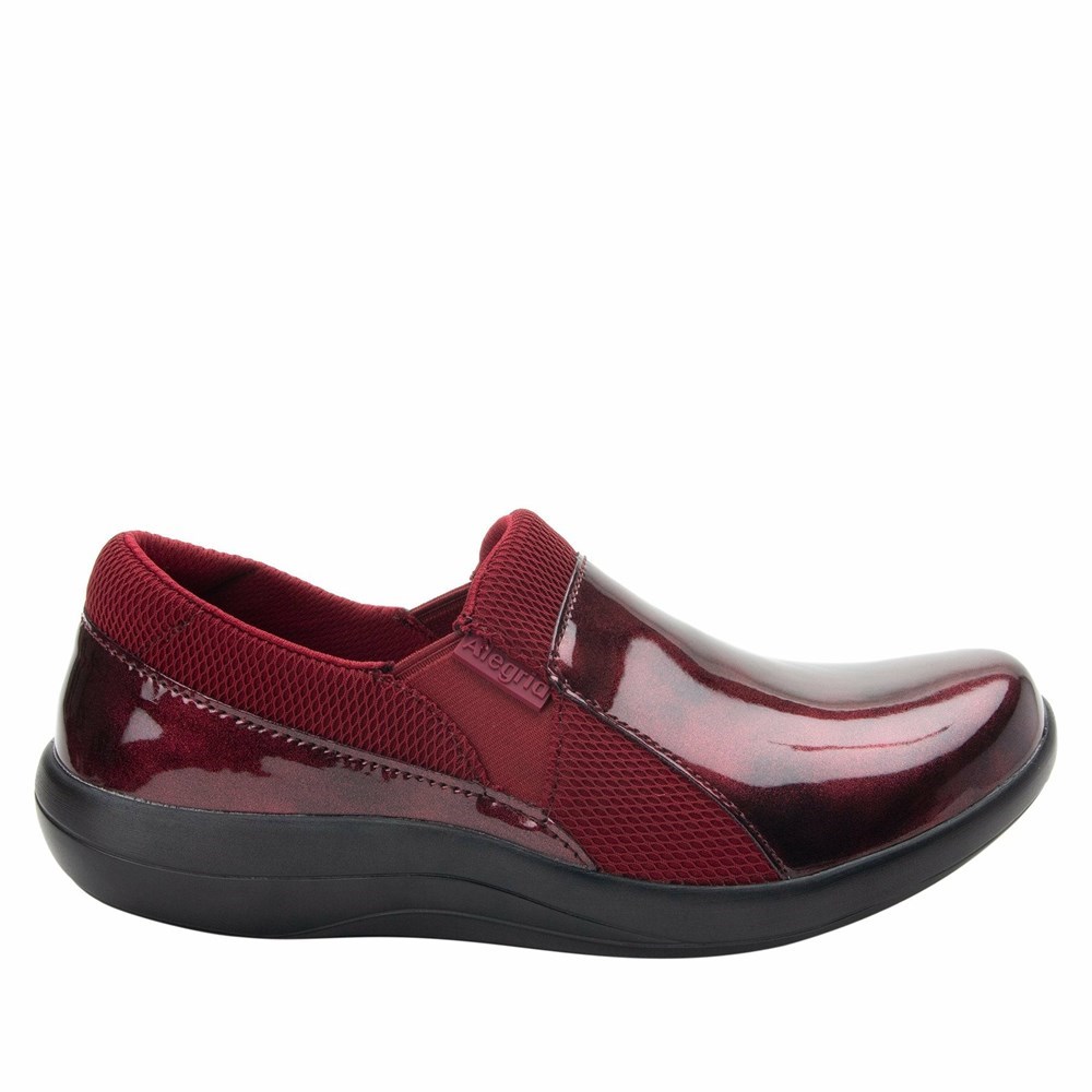 Red Alegria Duette Plumtastic Women's Slip On Shoes | 458SQPVWG