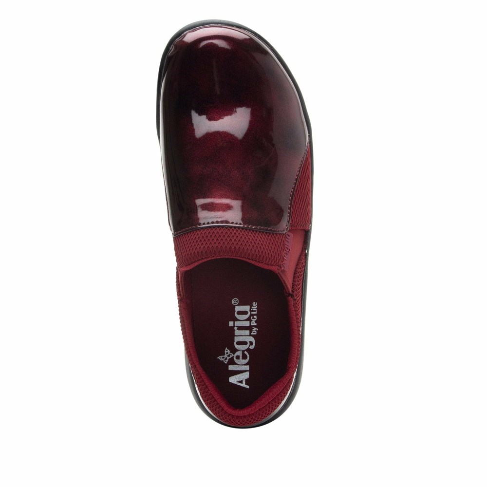 Red Alegria Duette Plumtastic Women's Slip On Shoes | 458SQPVWG