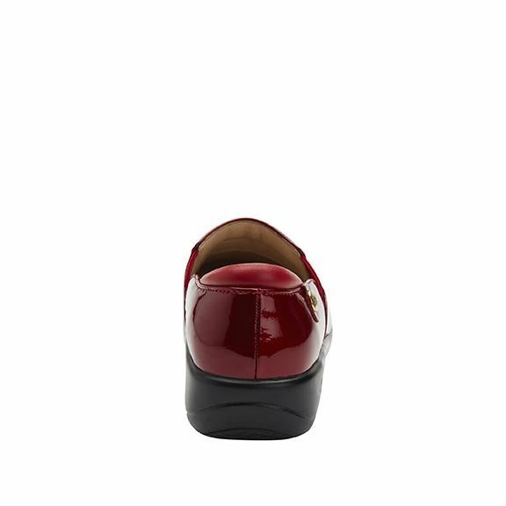 Red Alegria Keli Cherry Bomb Patent Professional Women's Slip On Shoes | 167BAPXGM