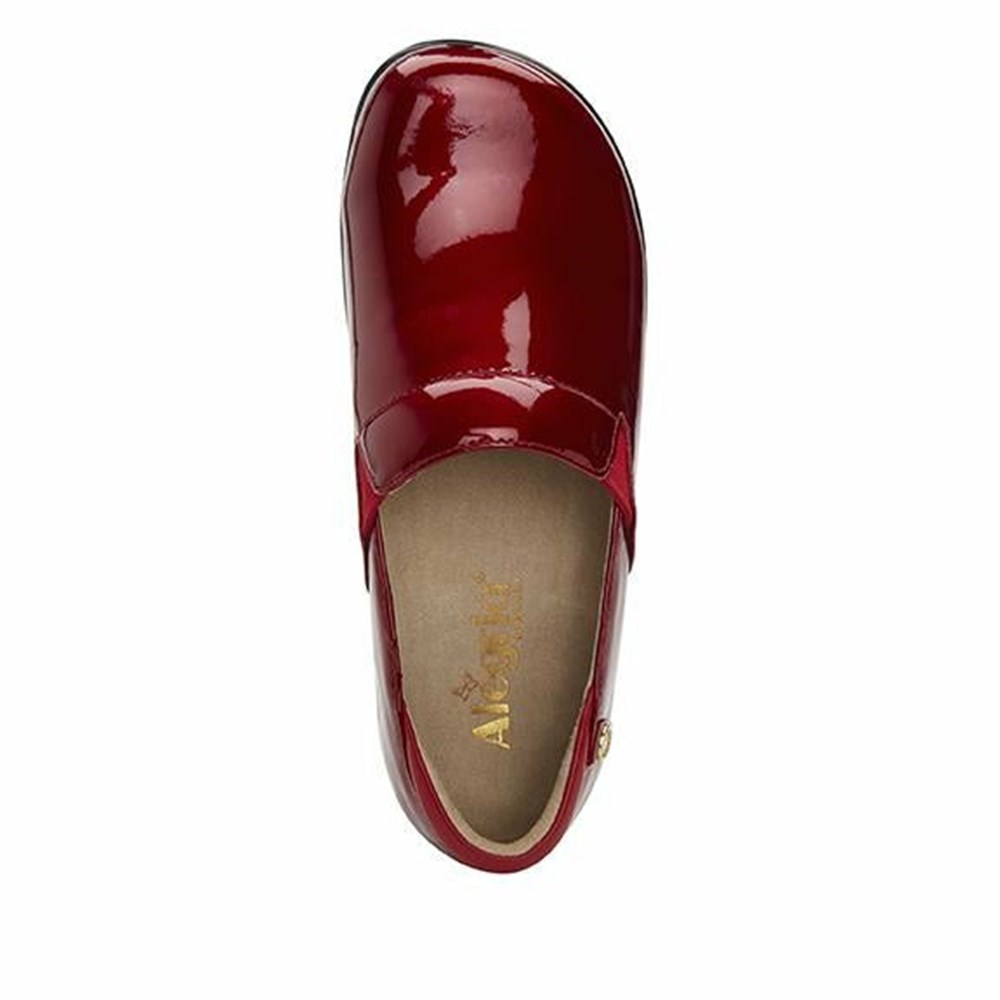 Red Alegria Keli Cherry Bomb Patent Professional Women's Slip On Shoes | 167BAPXGM