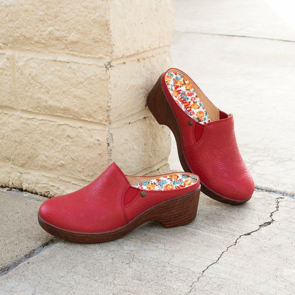 Red Alegria Sereniti Roman Candle Women's Clogs & Nursing Shoes | 726OQFYWM