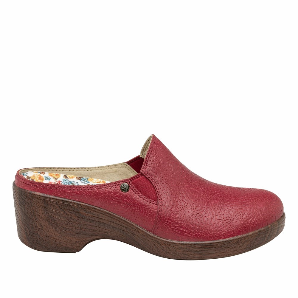 Red Alegria Sereniti Roman Candle Women's Clogs & Nursing Shoes | 726OQFYWM