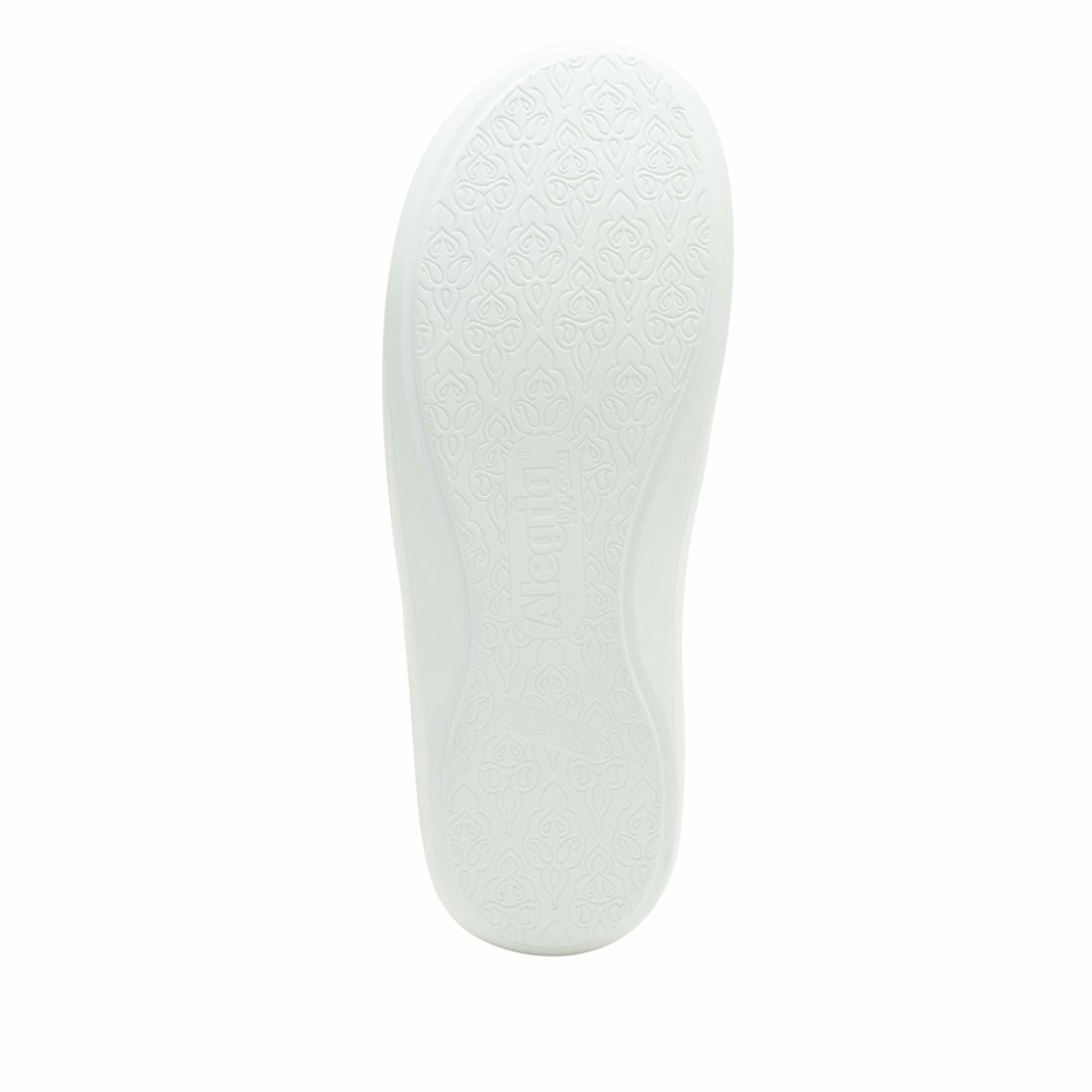 White Alegria Duette Flourish White Women's Slip On Shoes | 269ALCOHZ